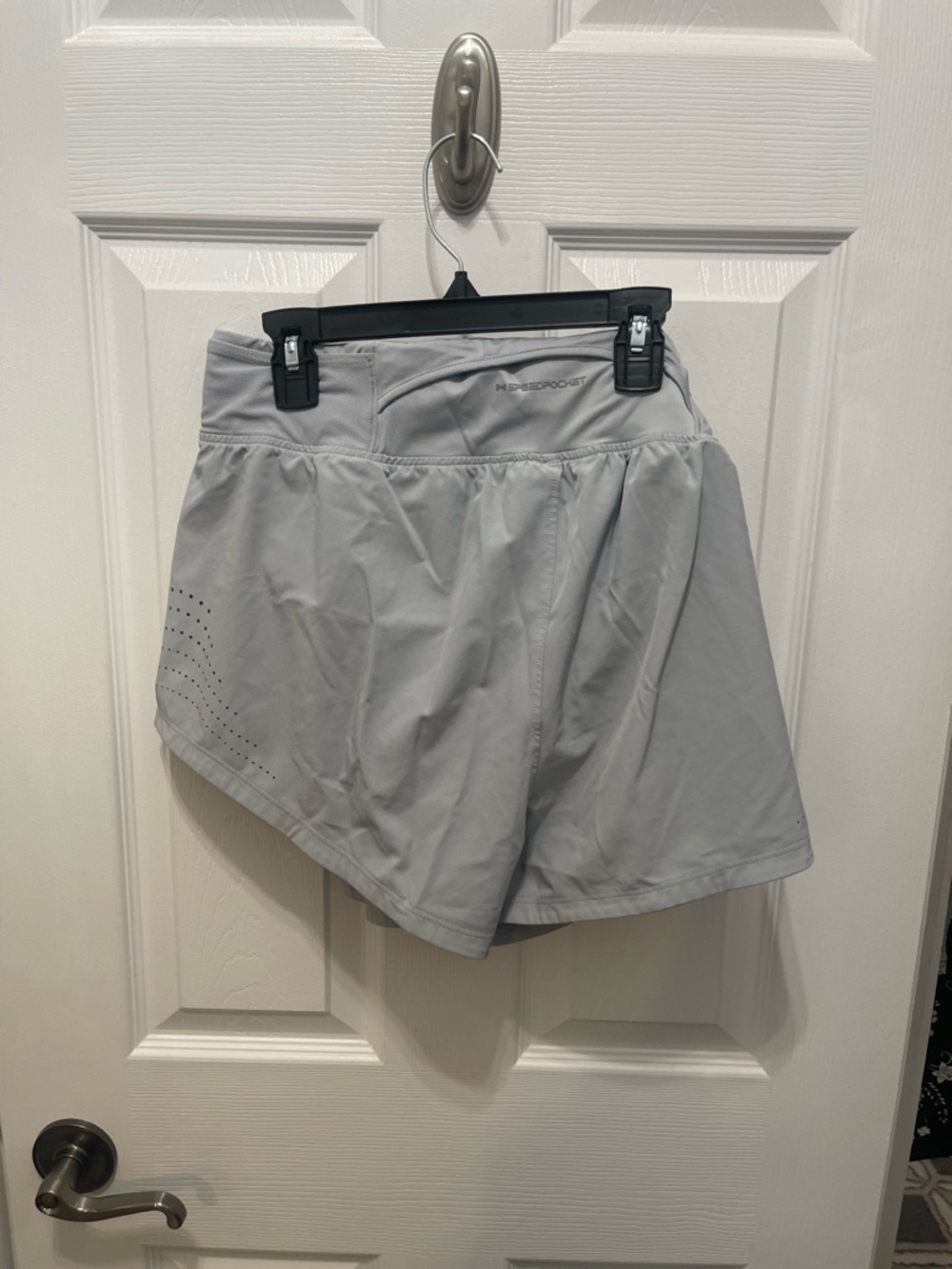 Under Armour Light Gray Women's Athletic Skort-Style Shorts - Picture 2 of 12